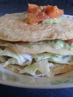 Una foto de Torre de panqueques vegan💜