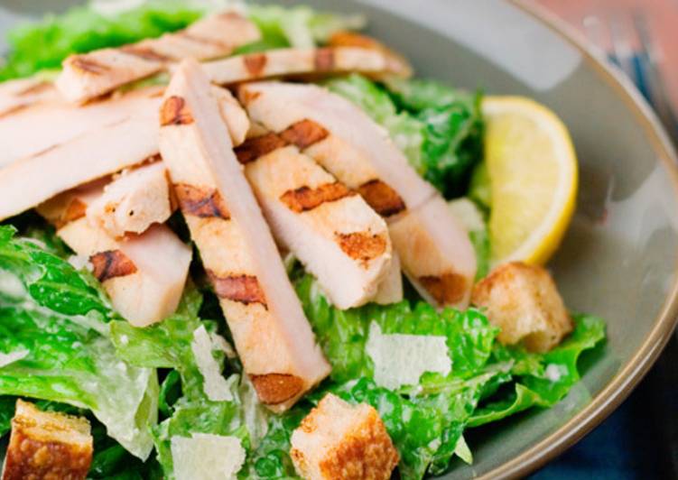 Step-by-Step Guide to Prepare Any-night-of-the-week Grilled Chicken Caesar Salad