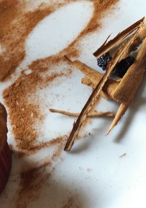 Una foto de Muffins de manzana con canela