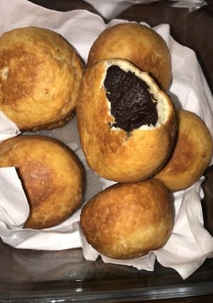 A picture of Chocolate Cream Cheese puffs Recipe By Bilkisu Ammani (Chuchu).