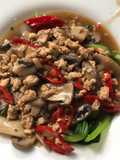 Pakcoy ayam jamur diet