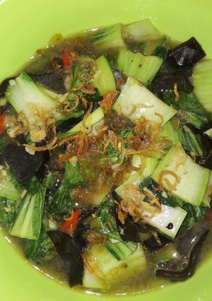 Foto resep Tumis pokcoy jamur