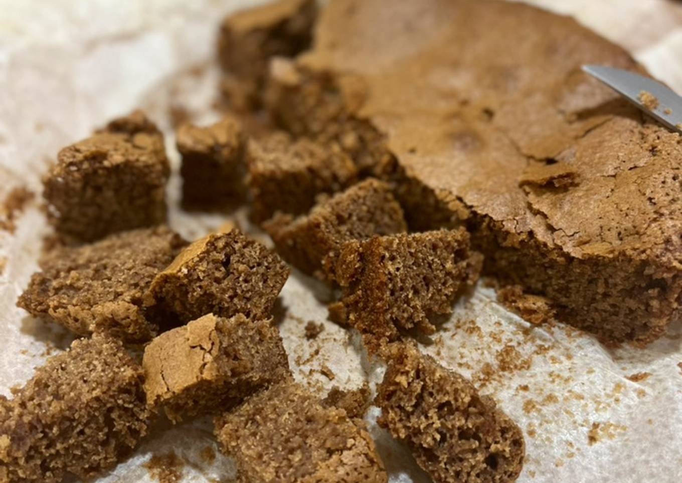 Bizcocho de yogur y colacao muy esponjoso y para hacer con los niños