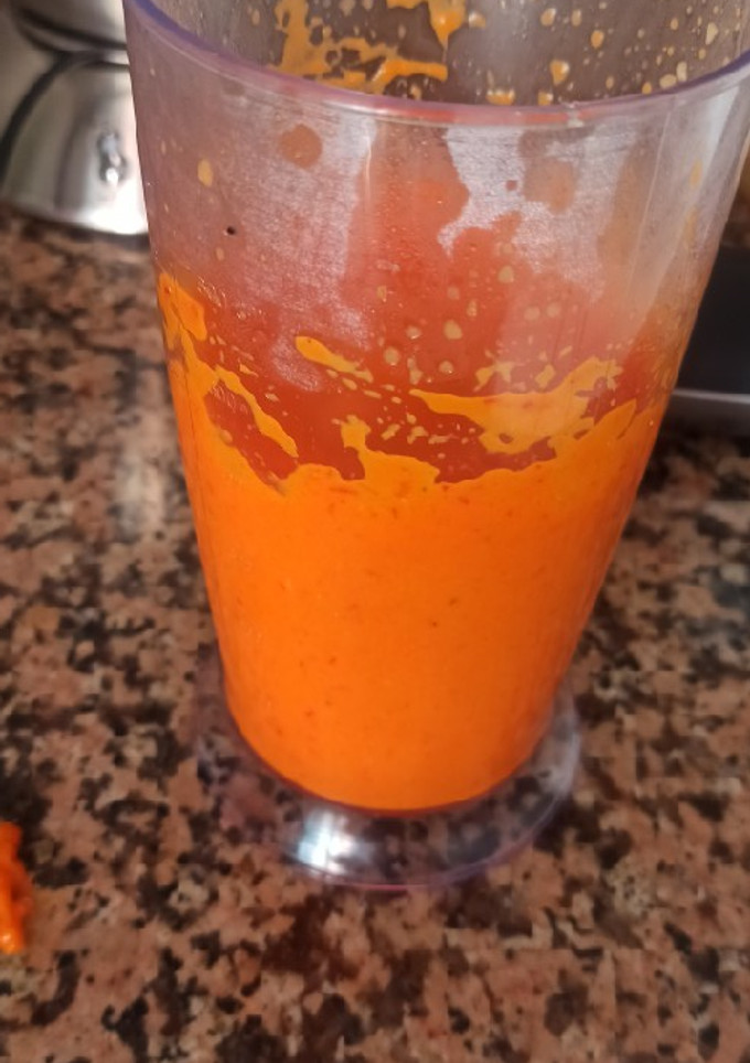 Una foto de Salsa de pimientos 🌶️ ❤️
