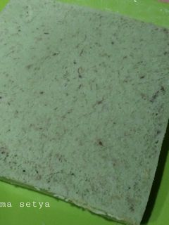 Foto resep 047. Bolu Pisang Pandan