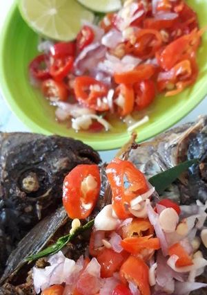 Foto resep Ikan goreng sambel matah