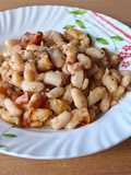 Alubias con tomate en airfryer