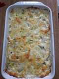 Gratinado de abobrinha e palmito