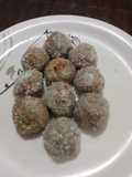 Balls of Left over rotis (ladoos) (વધેલી રોટલી ના લાડુ)