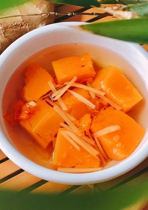 Hình của món 🌱 Chè Bí Đỏ Nấu Gừng.