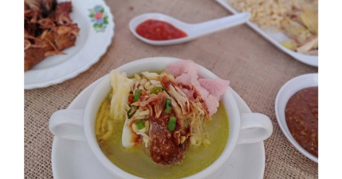 Resep Soto Ayam Kampung Kuah Santan Oleh Noni Sukmawati - Cookpad