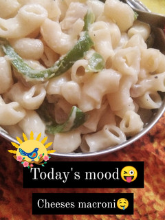 A picture of White sauce macaroni.