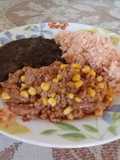 Carne molida con elotito 🍖🌽