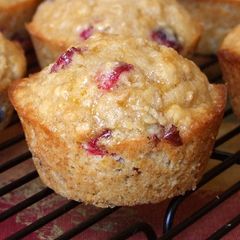 A picture of Orange Cranberry Muffins.