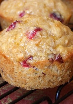 A picture of Orange Cranberry Muffins.