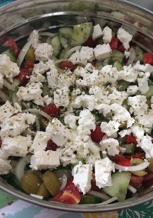 Görög saláta recept fotója