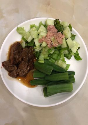 Hình của món Bò nướng eat clean.