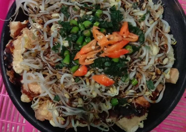 Tahu campur taoge Tahu campur taoge