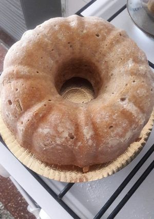 Una foto de Budín de banana húmedo