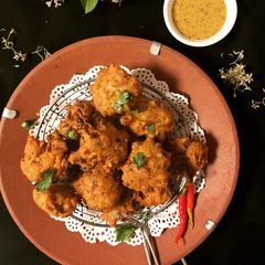 Neem Flower Pakora A picture of Neem Flower Pakora.