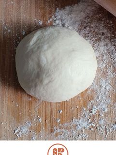 A picture of Grilled Pizza Dough.