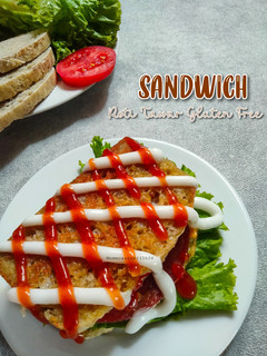 Foto resep Sandwich Roti Tawar Gluten Free