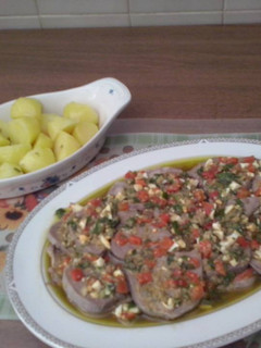 Una foto de Lengua en vinagreta