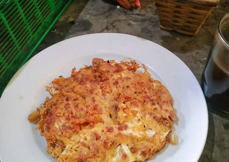 Kornet goreng telur