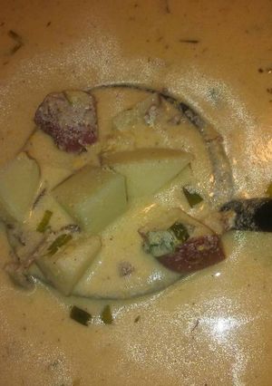 A picture of Loaded Potato Soup.