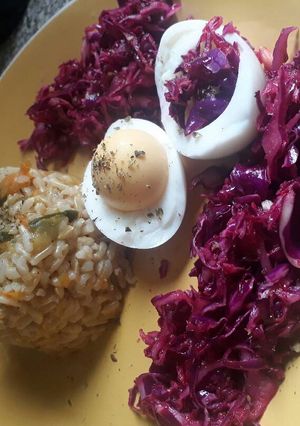 Una foto de Arroz integral c/verduras