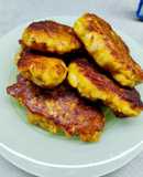 Рубленые котлеты из куриного филе с яблоками