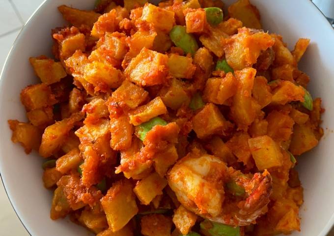 Resep Kentang balado udang pete oleh Jennyfer Willoppo Resep Kentang balado udang pete oleh Jennyfer Willoppo