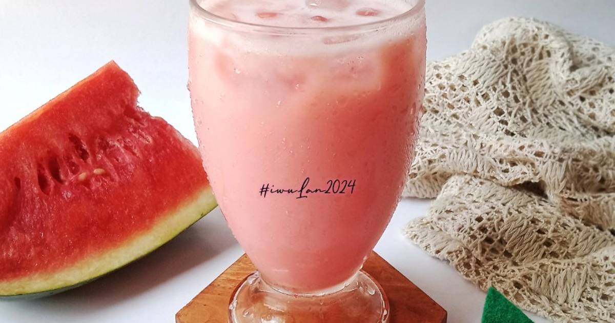 Resep Es Semangka Susu Oleh Dyahwulan Bae Cookpad