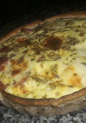 Una foto de Tarta individual de salchicha