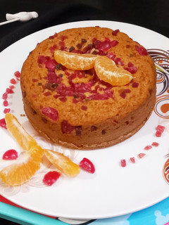 ऑरेंज एण्ड ऑरेंज क्रश केक (Orange & Orange Cursh Cake ki recipe in hindi) रेसिपी मुख्य फोटो