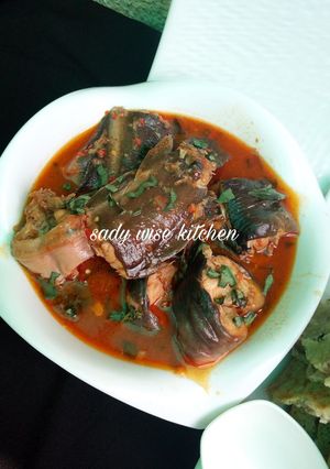A picture of Catfish Peppersoup.