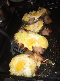 Una foto de Papas rellenas con bacon