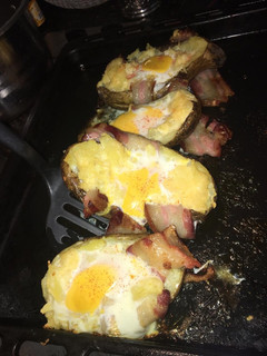 Una foto de Papas rellenas con bacon