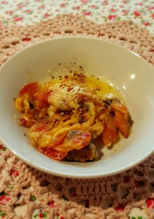 Una foto de Machas a la parmesana