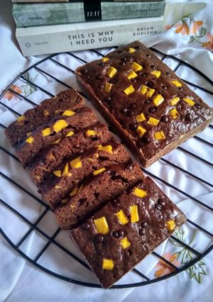 Foto resep Cake Pisang Cokelat No Mixer