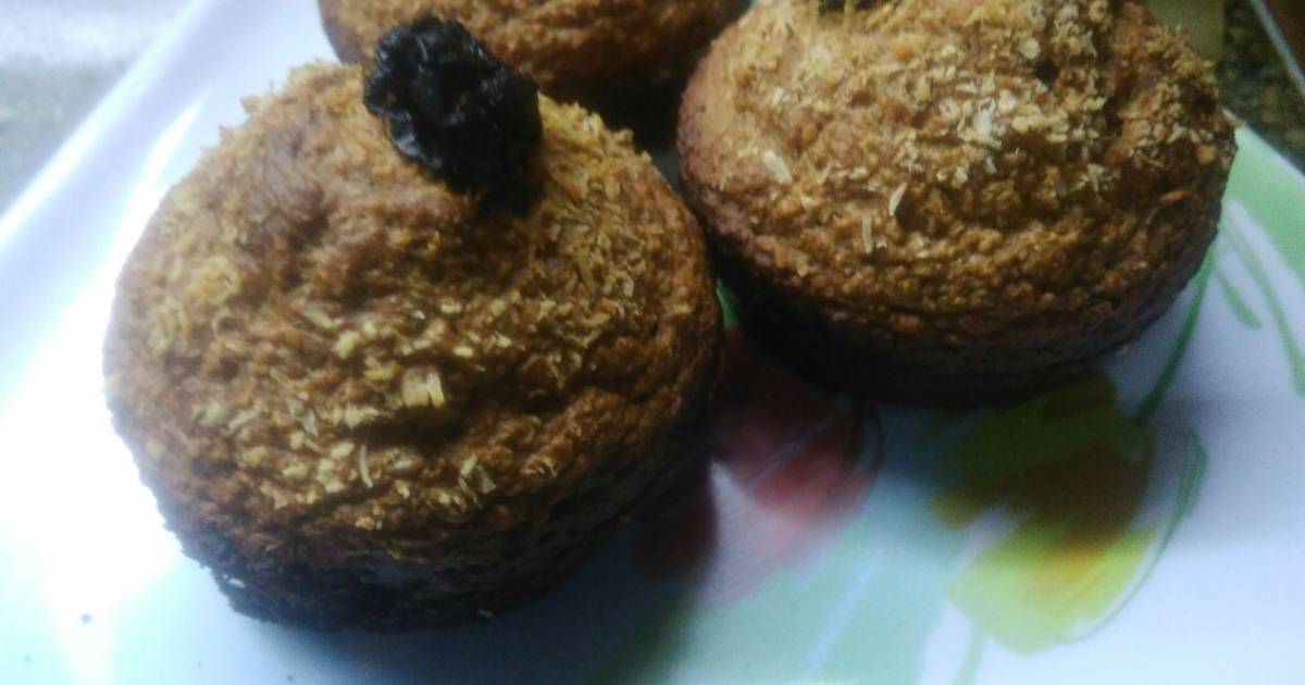 MUFFINS DE BANANA YOGURT Y AVENA EN LICUADORA saludable Receta de