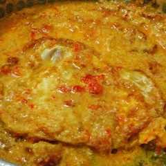 Telor ceplok masak santan রেসিপির প্রধান ছবি