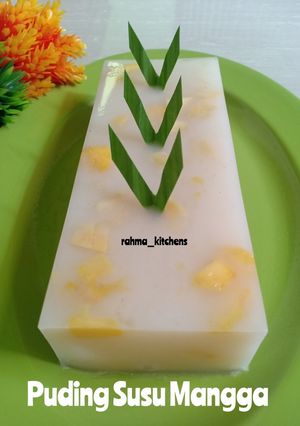 Foto resep Puding Susu Mangga