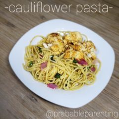 A picture of Cauliflower pasta 🍝.