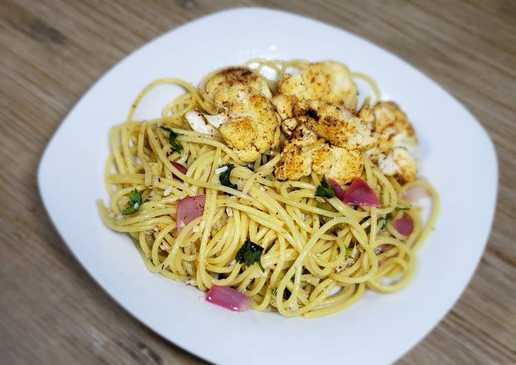 Recipe of Any-night-of-the-week Cauliflower pasta 🍝