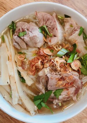 Hình của món Bún măng vịt.