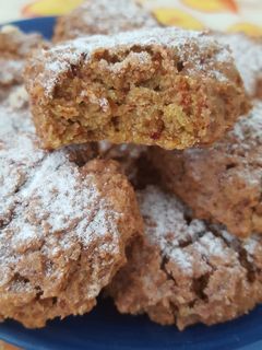 Una foto de Galletas integrales de remolacha y zanahoria