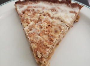 Una foto de Torta al caramelo low carb