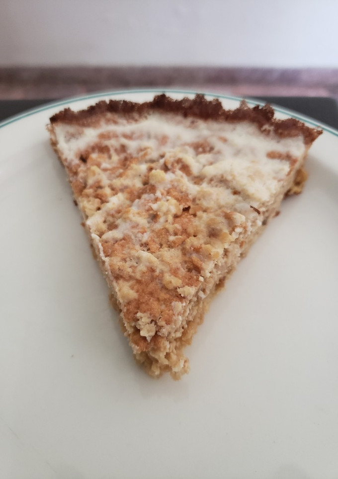 Una foto de Torta al caramelo low carb