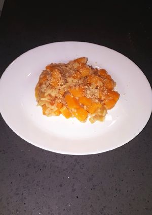 Une photo de Risotto à la courge butternut
